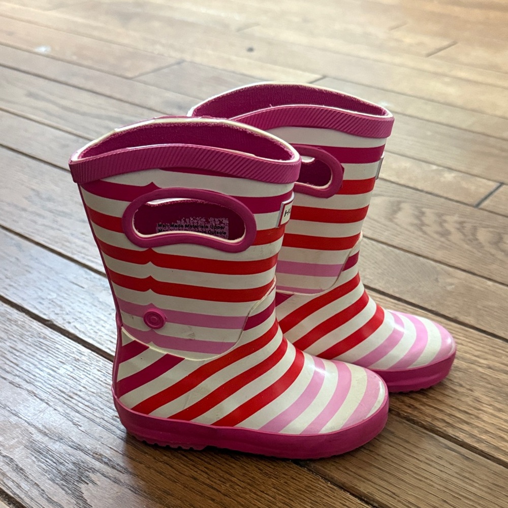 Hunter X Target Striped Kids Rain Boots